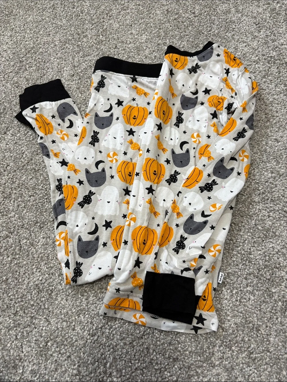 Little Sleepies Boo Crew Pumpkin Halloween Pajamas